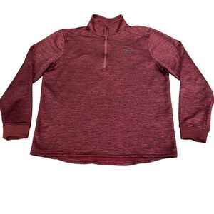 Under armour Sweatshirt Men's Medium Burgundy Loose Fit Coldgear Activewear